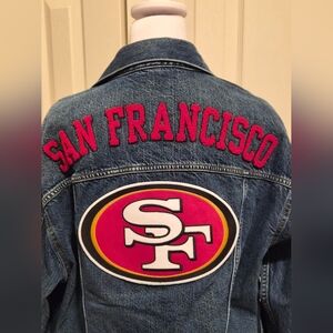 American Eagle Outfitters Denim NFL San Fransico 49er's Jacket